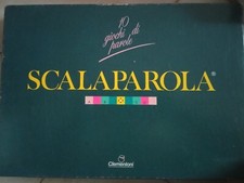 SCALAPAROLA CLEMENTONI GIOCHI DI PAROLE VINTAGE GIOCO TAVOLO SOCIETÀ TABLE GAME 