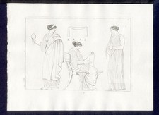 SCENA SU VASO ANTICO ,  di