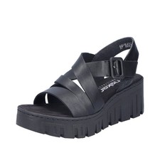 Rieker sandali donna zeppa - rieker,