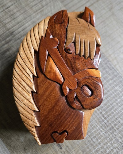 Scatola puzzle cavallo - , in