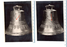 n°2 foto CAMPANE con iscrizioni - 1° Podestà Col. Gavelli - S Francesco d'ALBARO