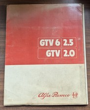 Libretto GTV 6 2.5 GTV 2.0