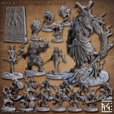 Artisan Guild Miniature D&D/wargames Temple of Ifrit in resina 3d print
