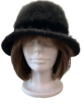 Cappello pelo coniglio nero - cappello,