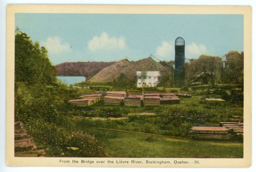 Saw mill from lièvre - saw, river