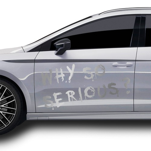 Why serious scritta adesivo - so,