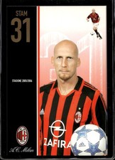 cartolina postcard Calcio Milan 2005/2006 - Stam