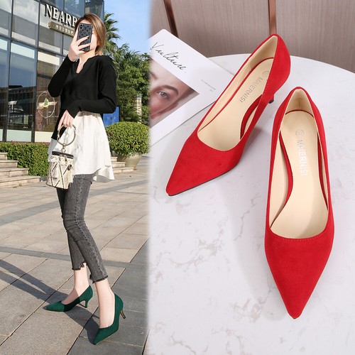 Scarpe tacchi bassi gattino
