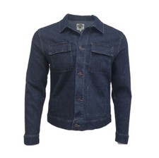 Giacca Camicia In Canapa Denim