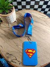 Porta badge superman laccetto - porta,