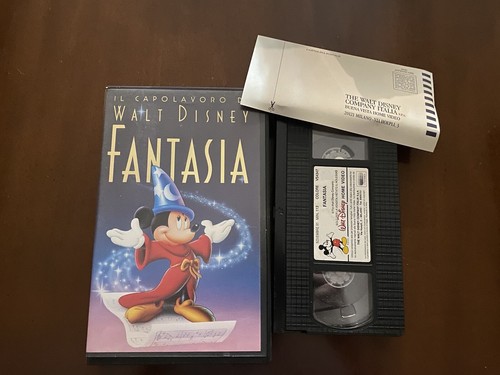 Fantasia vhs disney - fantasia,