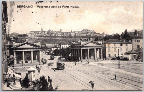 Bergamo panorama porta nuova - porta,