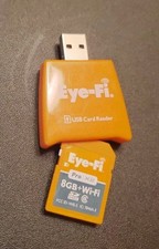 Scheda SD EYE-FI Pro X2 HC 8GB + Lettore USB Eye-Fi. Foto Wifi - Da fotocamera a laptop