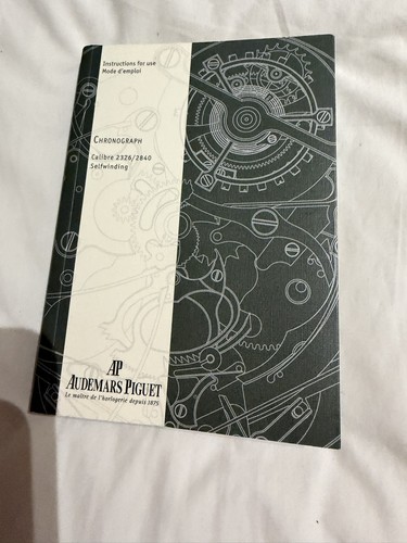 Audemars piguet booklet - audemars,