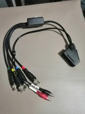 SCART 2 BNC Breakout Adaptor Cavo  RGB / RGBS Per SONY PVM / BVM Monitor CSYNC
