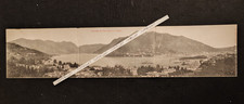 PANORAMA DE COMO AVEC LE PREMIER BASSIN CARTOLINA PANORAMICA