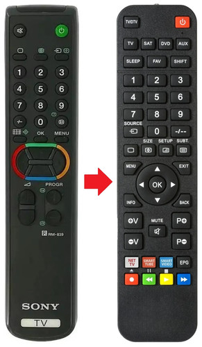 Telecomando adatto per sony - adatto,