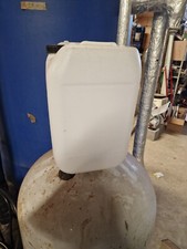 10Bidoni Tanica Contenitore  di plastica impilabile  25 litri Bianco/blu/azzurro