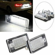 2 luci targa LED bianche per