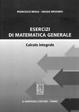 ESERCIZI MATEMATICA GENERALE NERO 9788834889589 BREGA GIAPPICHELLI