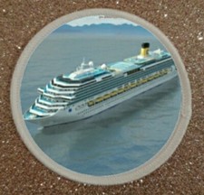 Costa Concordia Ship 3" Sublimation Iron Or Sew On Patch Badge