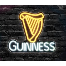 Guinness harp design led - led, wall