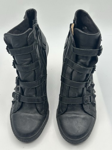 Stivaletti donna zeppa zip