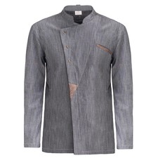 Giacca Cuoco Grosseto Jeans Elasticizzata Giacca Chef di tendenza Inserti in pel