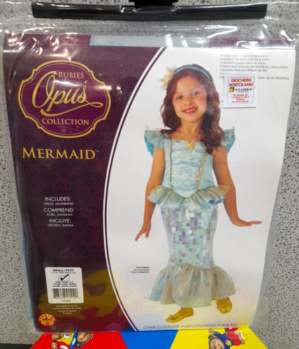 Costume carnevale sirena 4 - sirena, 3-4
