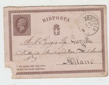 Cartolina postale risposta - cartolina, "risposta"