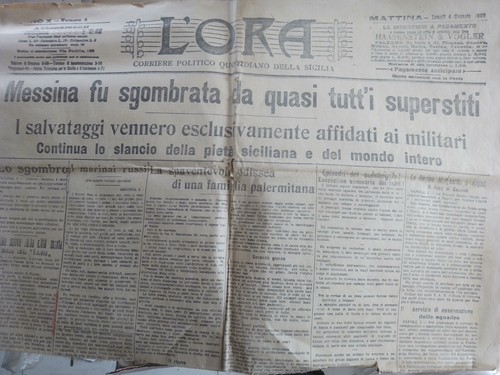 Messina terremoto quot - messina, quot.