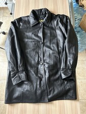 Cappotto in vera pelle nero | 100% artigianale Made in Italy