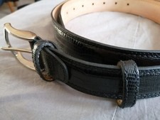 Cintura Pelle Nera L'ABATE