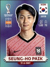 figurina panini Qatar 2022 # KOR14 Seung-ho Paik