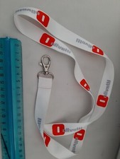 OLIVETTI PORTA BADGE - PORTA TESSERA DA COLLO - ORIGINALE - COME NUOVO -