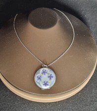 Girocollo con ciondolo portafoto  in argento 935