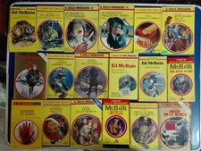 Lotto Blocco 51 libri romanzi tutti di ED MCBAIN 87° distretto gialli thriller