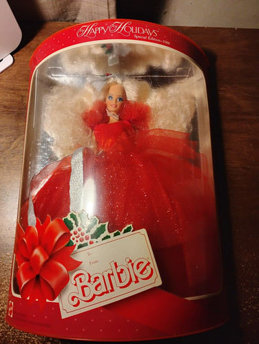 Bambola barbie happy holidays - happy,