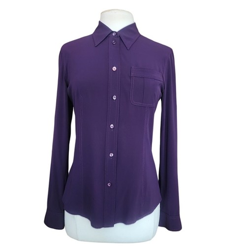 Y2k prada blusa seta - y2k, viola