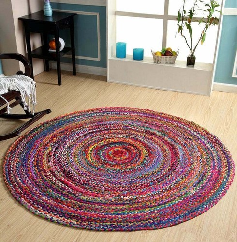 Tappeto cotone rotondo - tappeto,
