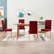 Set 4 sedie da pranzo tessuto