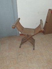 sedia savonarola da restaurare