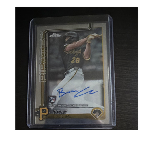 Topps 2025 chrome billy cook - chrome,