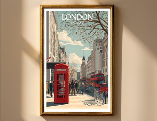 Poster viaggio londra arte - londra, da