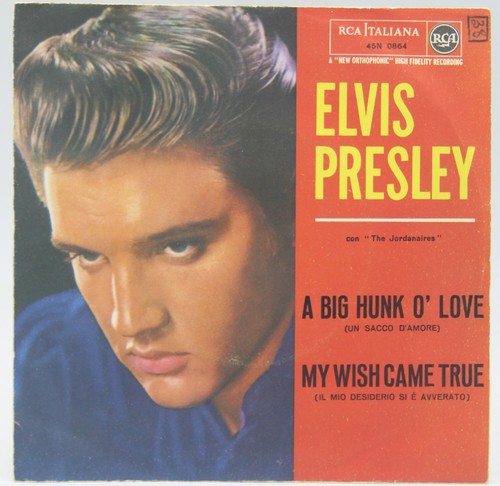 Disco vinile giri elvis - 45,