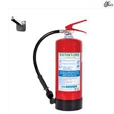 ESTINTORE A SCHIUMA DA 6 KG OMOLOGATO 2025 CLASSE 75F STAFFA A MURO CERTIFICATO