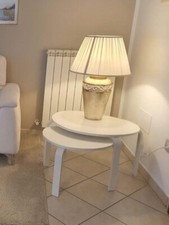 Set di 2 tavolini IKEA modello SVALSTA Colore Bianco