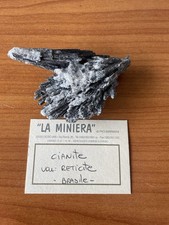 Minerale da collezione Cianite Reticolata Brasile 