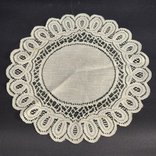 Set 2 Placemats White Round