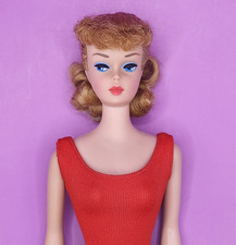 1963 blonde ponytail barbie - ponytail,
